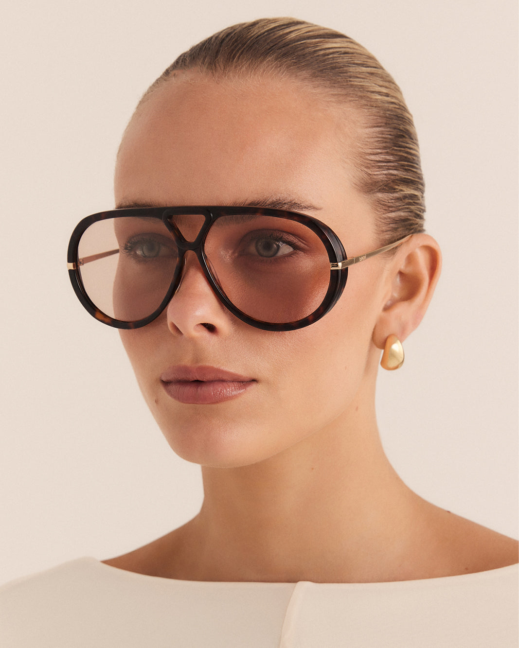 THE HARLEY - CACAO TORT-PEACH-SUNGLASSES | Billini