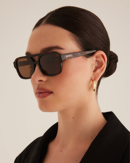 THE DEL RAY - HAVANA TORT-CHOCOLATE-SUNGLASSES | Billini
