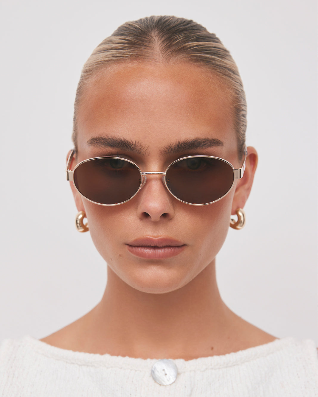 THE EVANGELISTA - GOLD-BROWN-SUNGLASSES | Billini