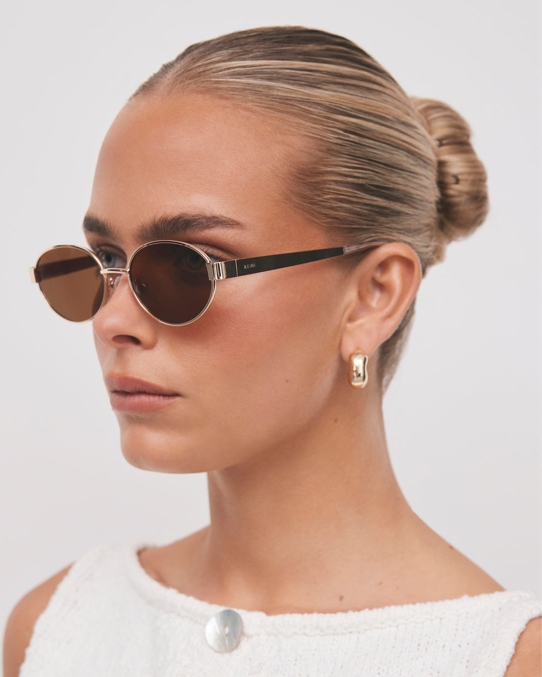 THE EVANGELISTA - GOLD-BROWN-SUNGLASSES | Billini