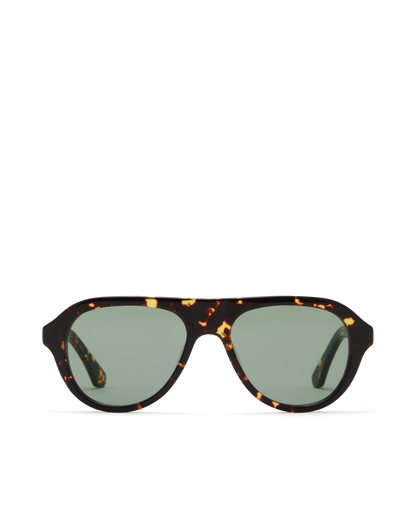 THE RILEY - AMBER TORT-LIGHT GREEN-SUNGLASSES | Billini