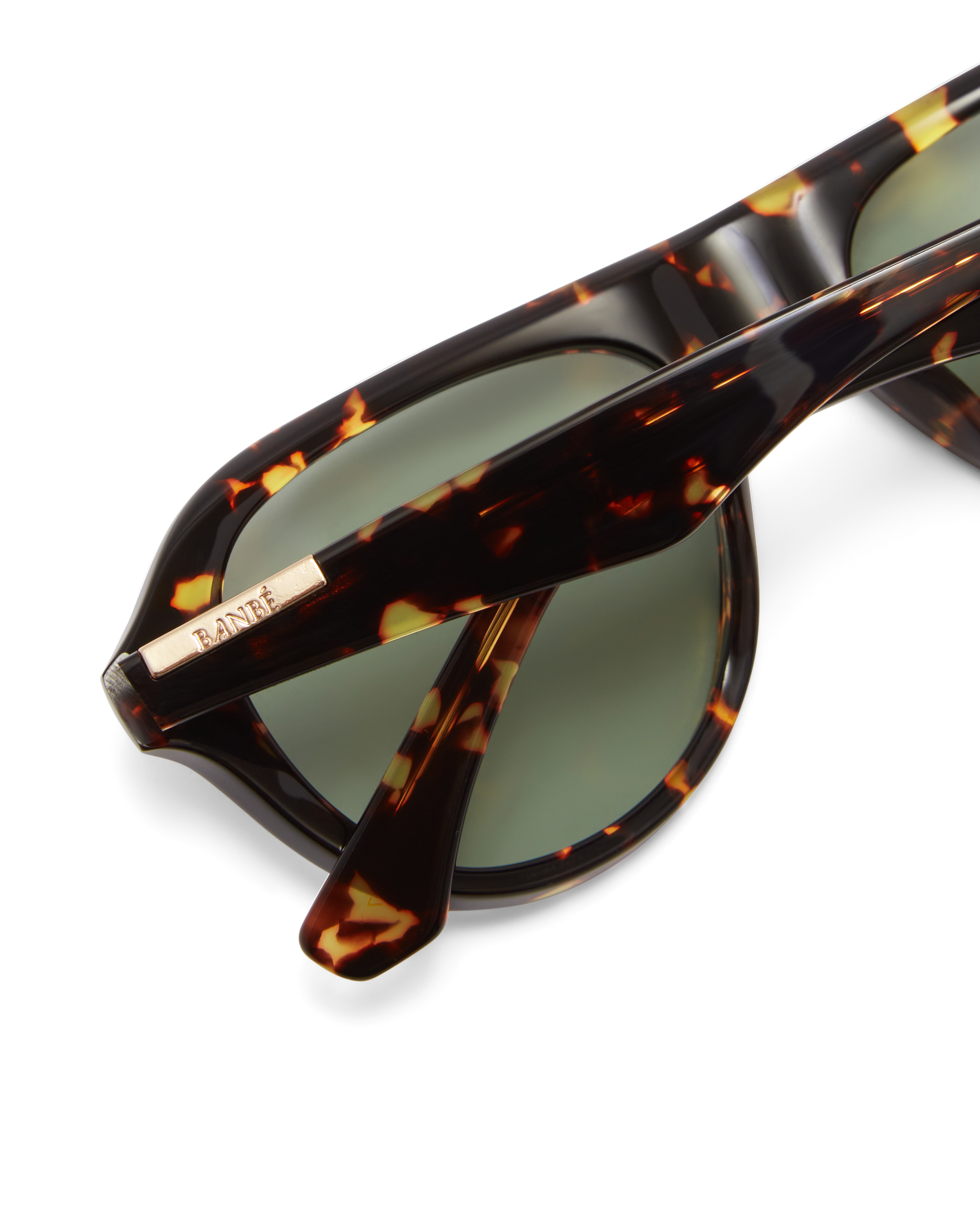 THE RILEY - AMBER TORT-LIGHT GREEN-SUNGLASSES | Billini