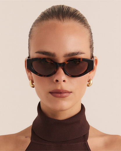 THE ELISSA - CARAMEL TORT-BROWN-SUNGLASSES | Billini
