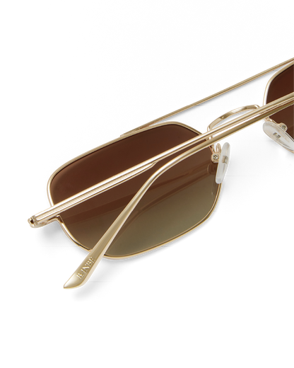 THE CAMERON - GOLD-CHOCOLATE FADE-SUNGLASSES | Billini