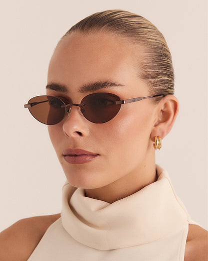 THE LANA - BRONZE-DARK CHOCOLATE-SUNGLASSES | Billini