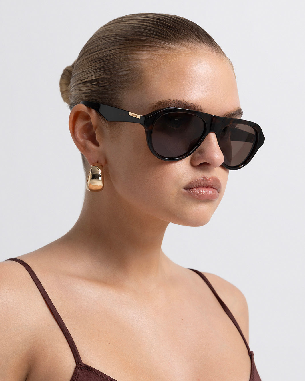 THE RILEY - HAVANA TORT-CHOCOLATE-SUNGLASSES | Billini