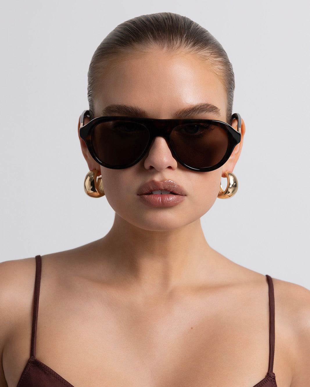 THE RILEY - HAVANA TORT-CHOCOLATE-SUNGLASSES | Billini
