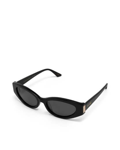 THE ELISSA - BLACK-BLACK-SUNGLASSES | Billini