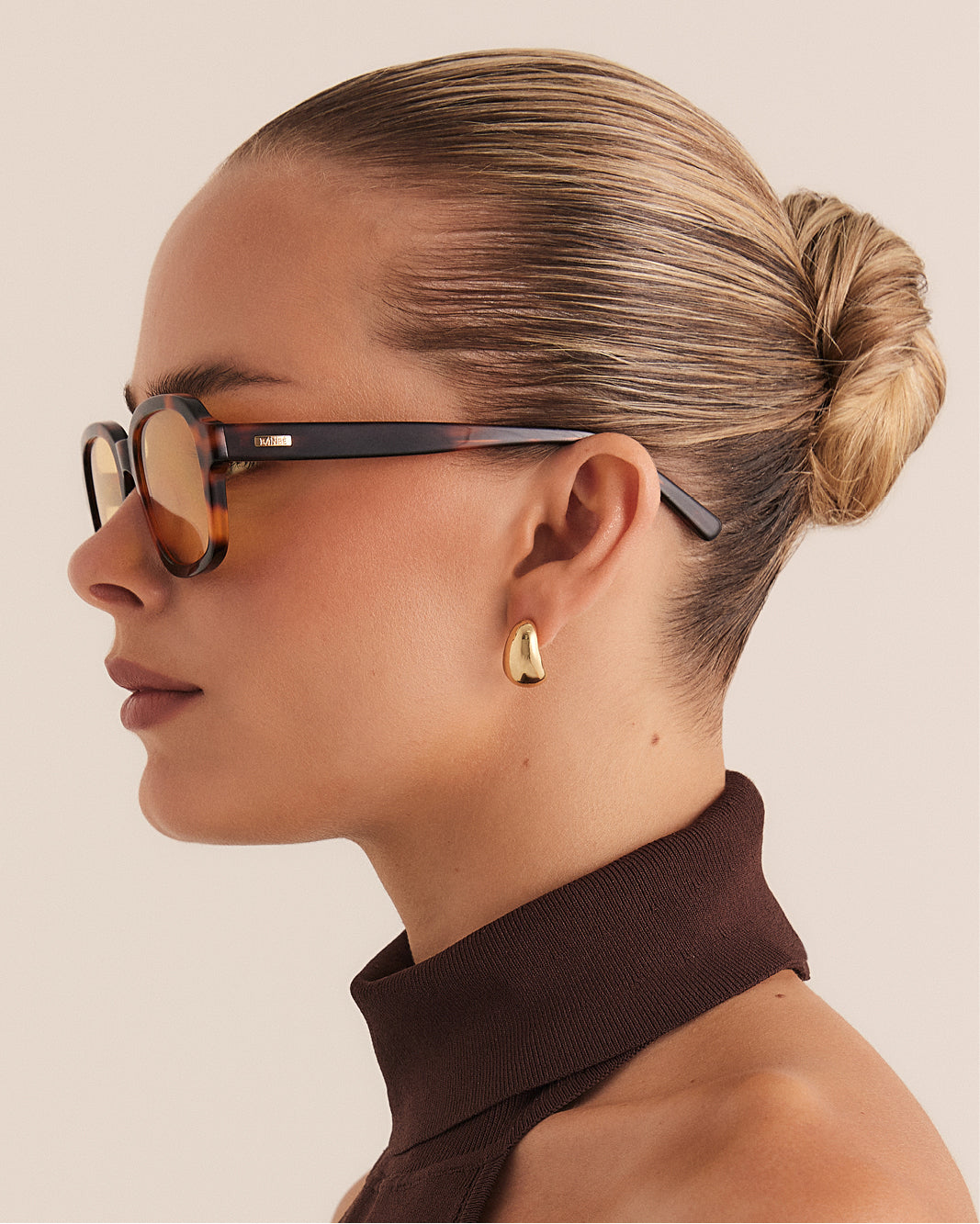 THE IMMY - CARAMEL TORT-YELLOW-SUNGLASSES | Billini