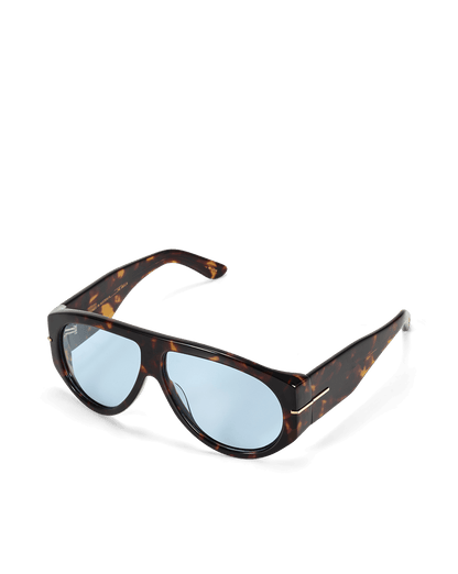 THE AMELIA - LIGHT HAVANA TORT-BLUE-SUNGLASSES | Billini