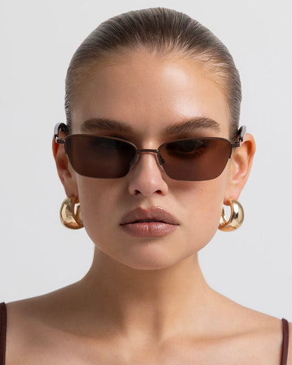 THE LYDIA - DARK CHOCOLATE-DARK CHOCOLATE-SUNGLASSES | Billini
